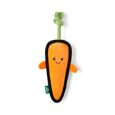 Plush Carrot Dog Toy