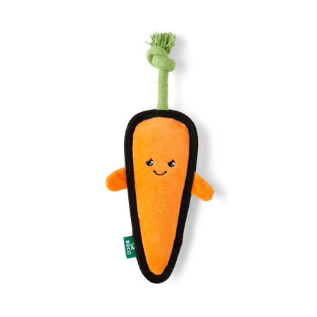 Plush Carrot Dog Toy