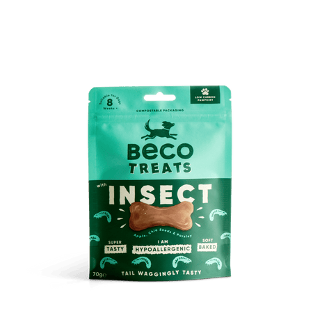 Insect Dog Treats with Apple & Chia Seeds