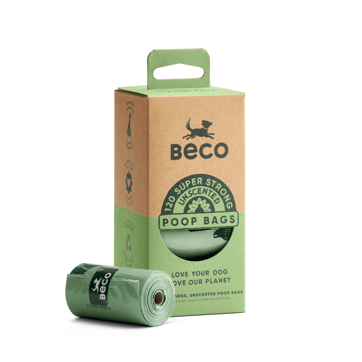 Large Poop Bags Unscented 120