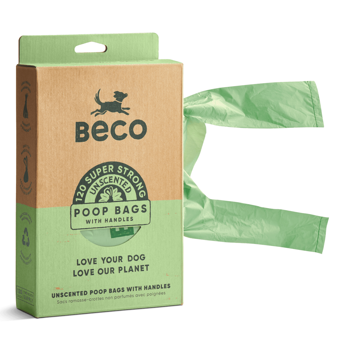 Biodegradable poop deals bags with handles