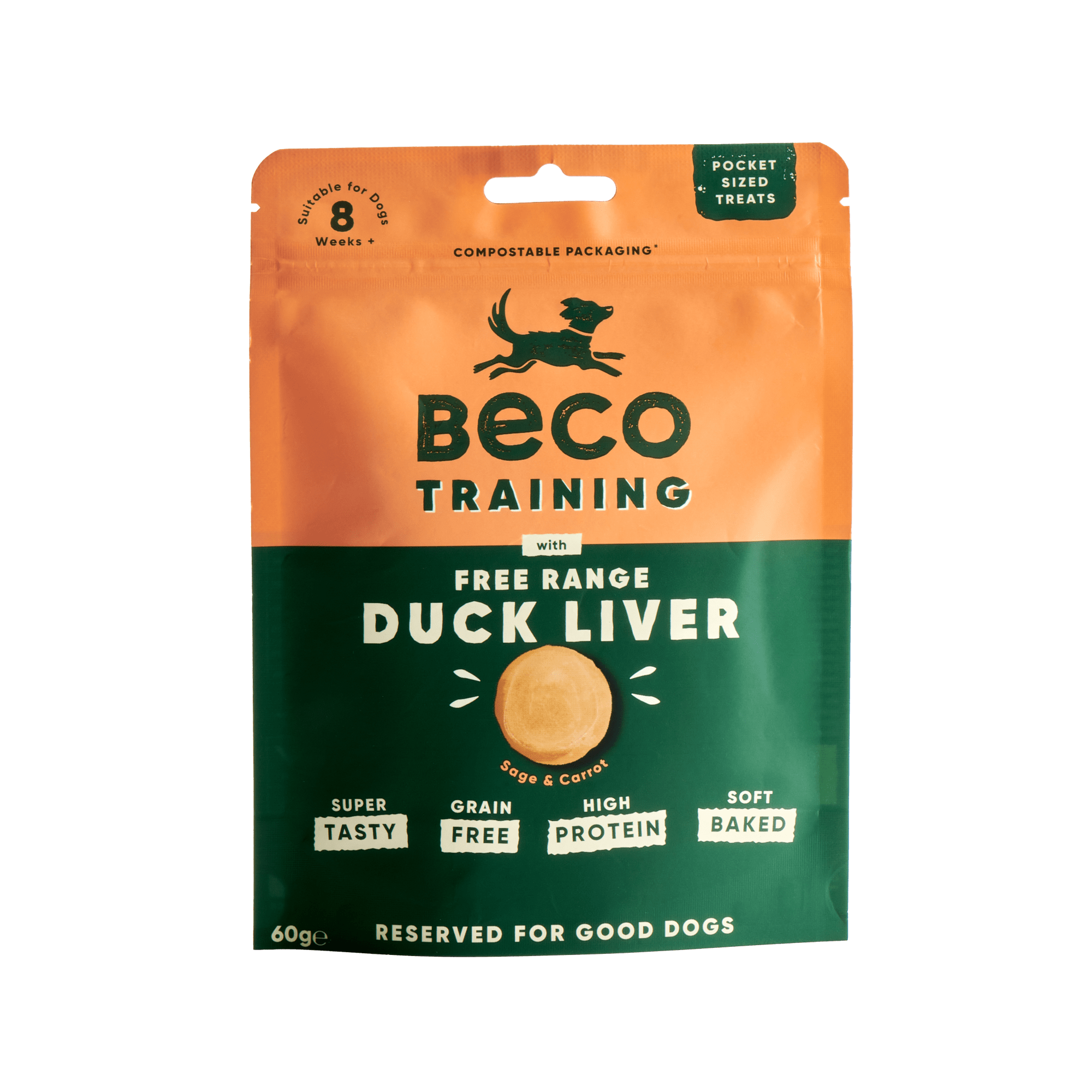 beco duck training treats