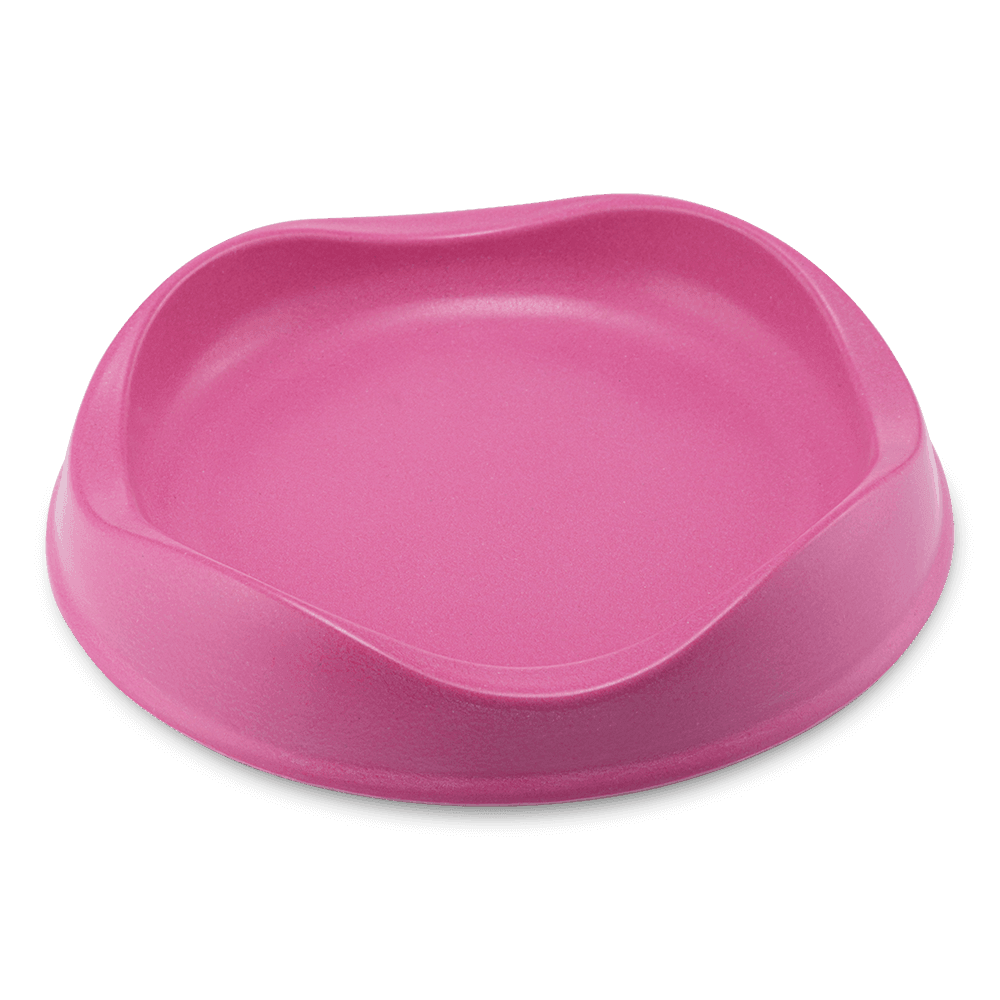 Pink sales cat bowl