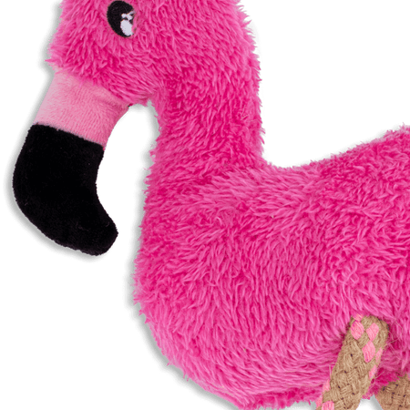 Plush Flamingo Dog Toy