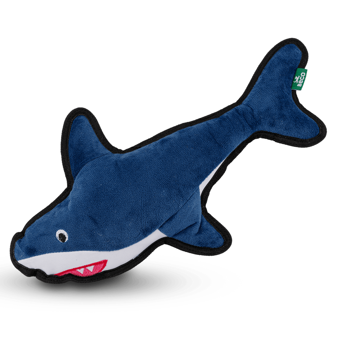 Rubber shark top dog toy