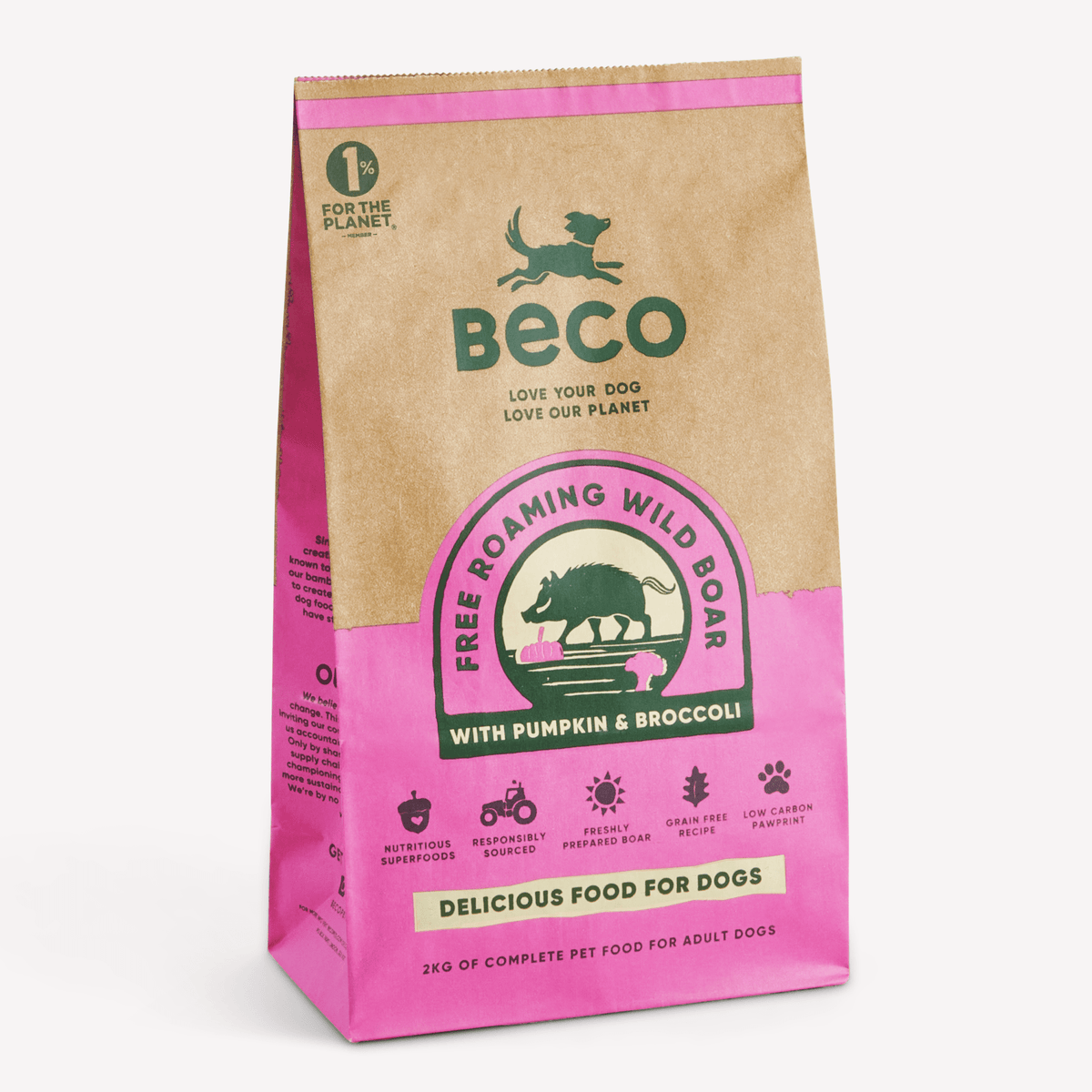 Wild Boar Dog Food Grain Free Dry Dog Food Beco Pets