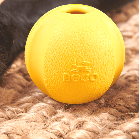 Natural Rubber Fetch Ball BECO Love your dog love our planet Beco