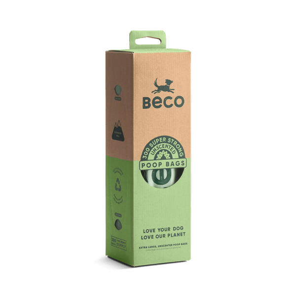 Large Dog Poop Bags BECO Love your dog love our planet Beco