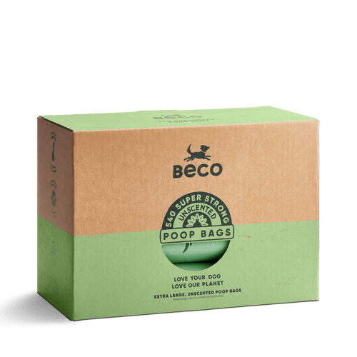 Large Dog Poop Bags BECO Love your dog love our planet Beco