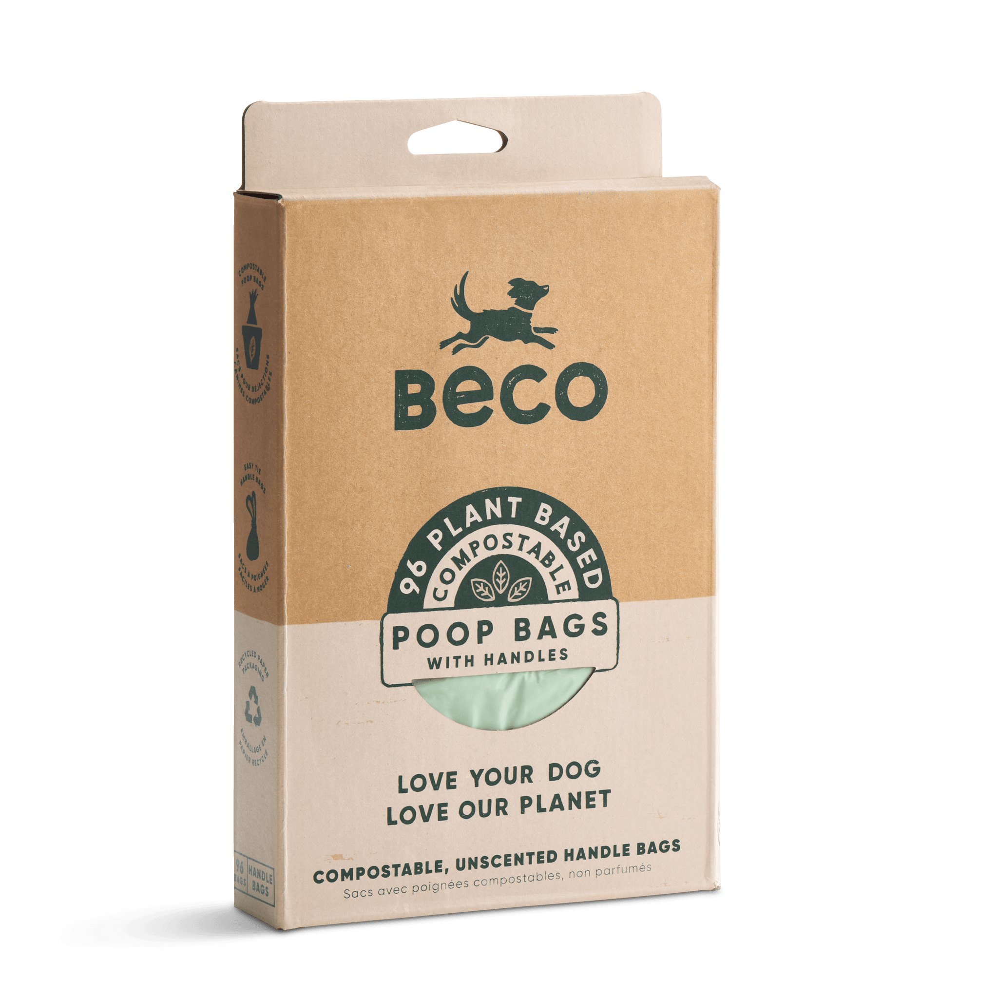 Recyclable online poop bags