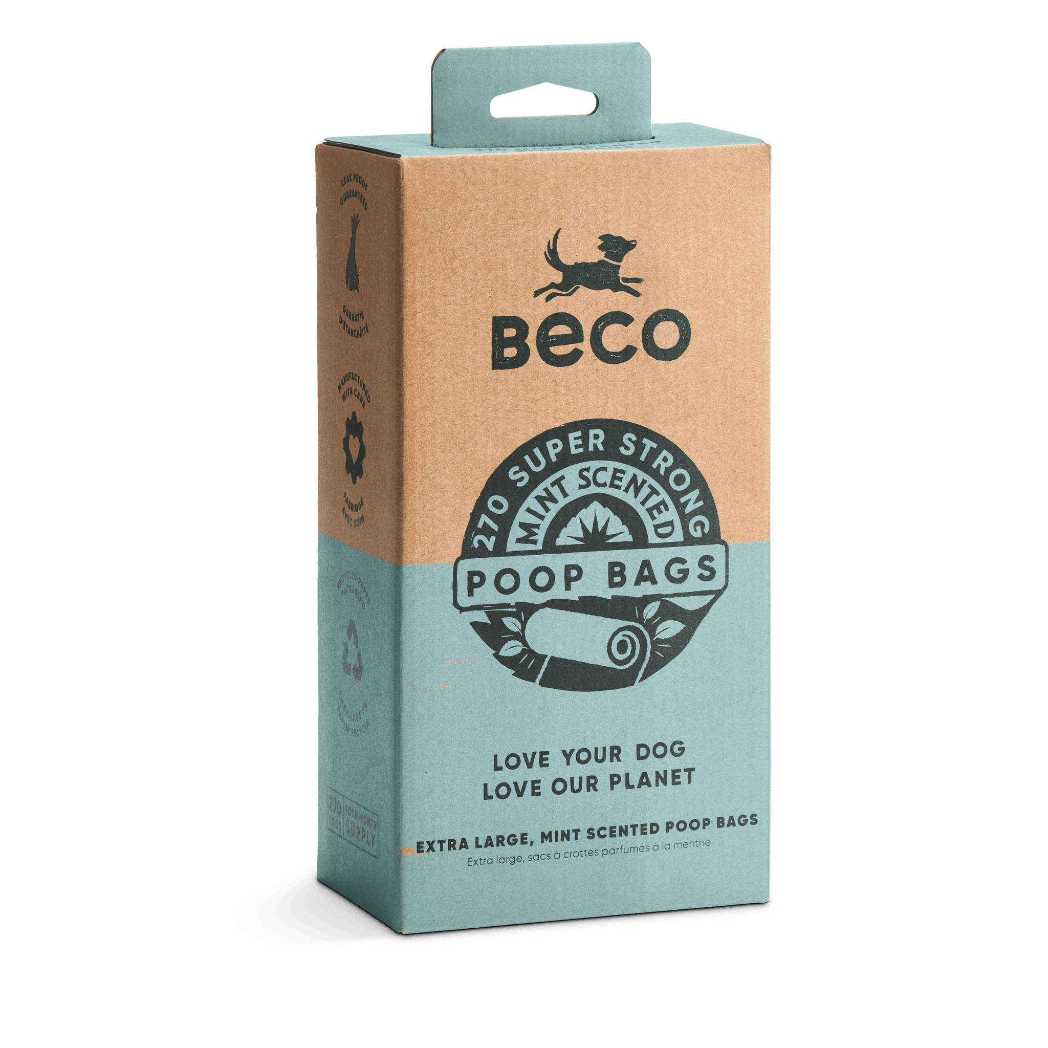 Compostable Dog Poop Bags 60 Pack Delivery to your door