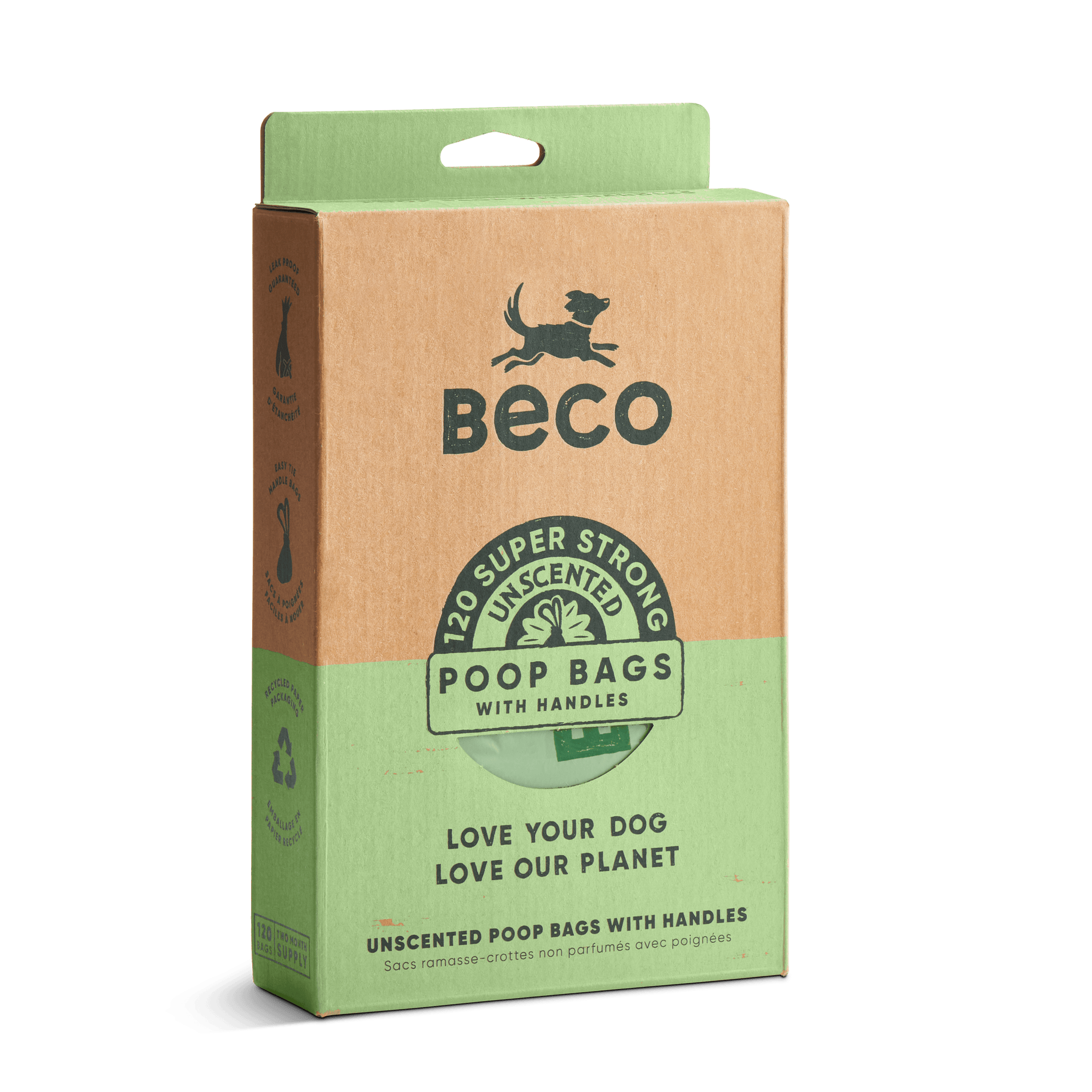 Large Poop Bags with Handles | 120