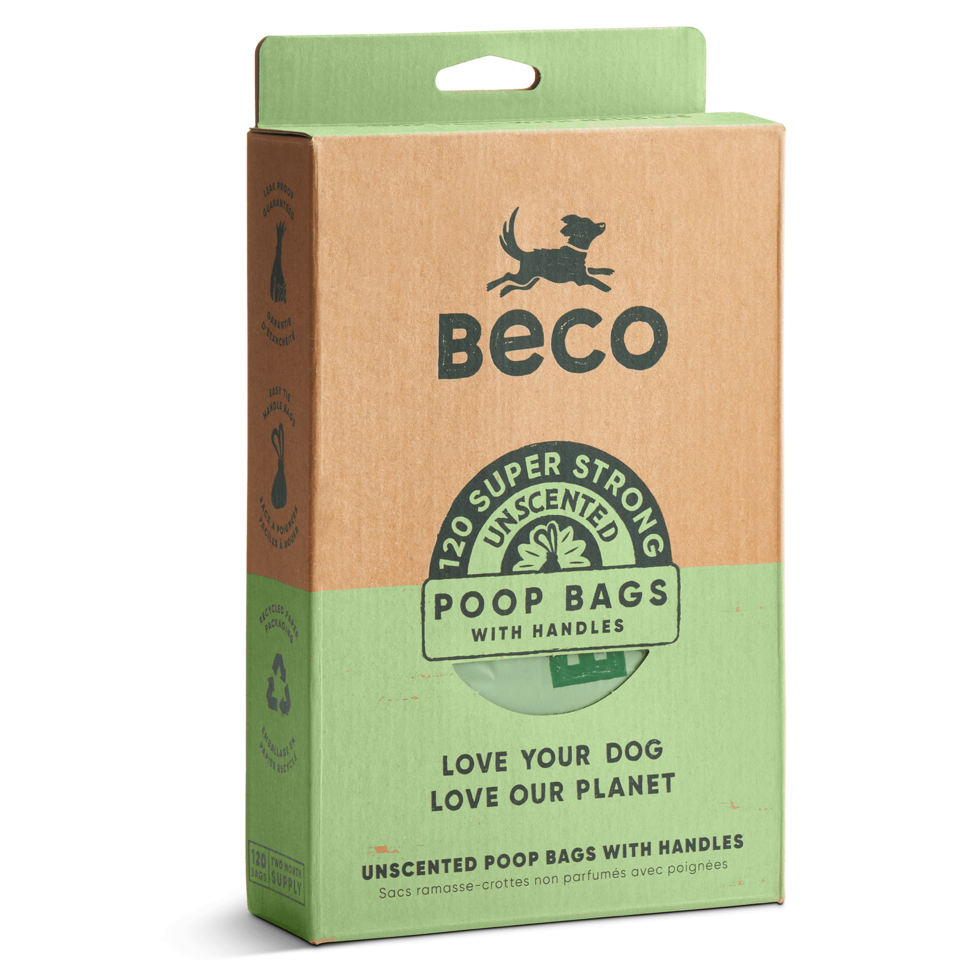 Large Poop Bags with Handles | 120