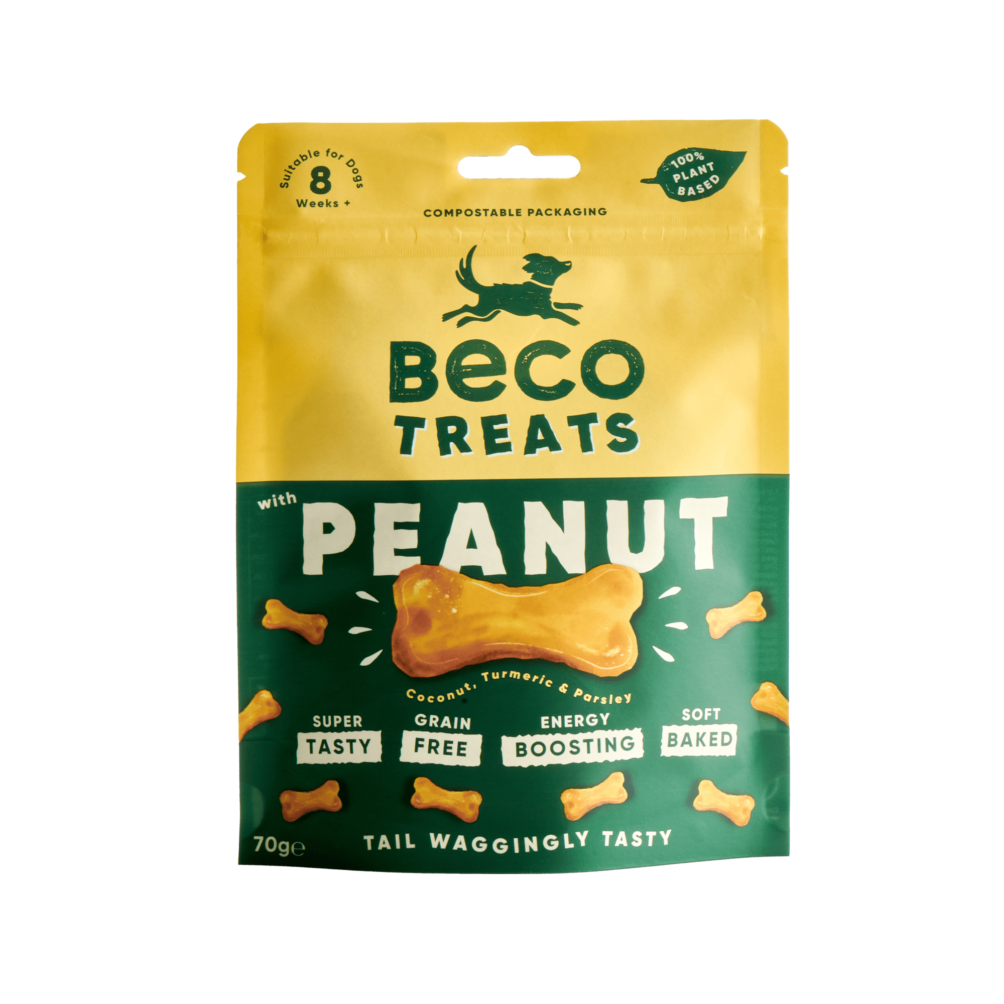 peanut coconut turmeric & parsley dog treats