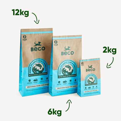 Wild Caught Cod & Haddock Dog Food Grain Free Dry Dog Food Beco